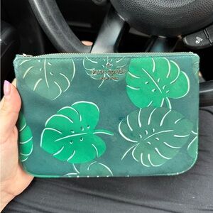 Kate Spade Green Leaf Print Women's Clutch Bag